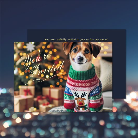 Invitation de la photo de Noël