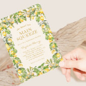 Invitation de la pierre principale de citron