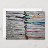 Invitation de la pile de magazines (Devant / Derrière)