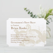 Invitation de la plantation Golden Quail (Debout devant)