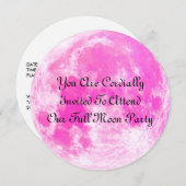 Invitation de la Pleine lune (Devant / Derrière)