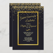 Invitation de la poussière d'or (Devant / Derrière)