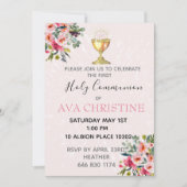 Invitation de la première communion (Devant)
