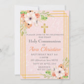 Invitation de la première communion (Devant)