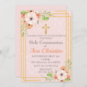 Invitation de la première communion (Devant / Derrière)