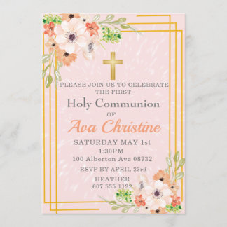 Invitation de la première communion