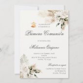 Invitation de la première communion de Boho en esp (Devant)