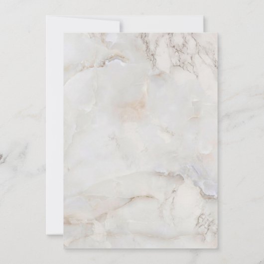 Invitation de la première communion de marbre (Dos)