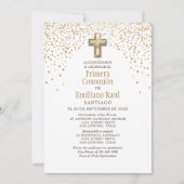 Invitation de la première communion espagnole (Devant)