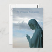 Invitation de la première communion espagnole. Lad (Devant / Derrière)