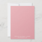 Invitation de la première communion florale (Dos)