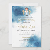 Invitation de la première communion garçon (Devant)