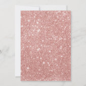 Invitation de la première communion rose Gold (Dos)