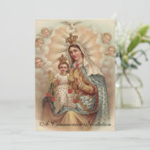 Invitation de la première communion sacrée du Mont (Debout devant)