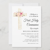 invitation de la première communion sainte (Devant)