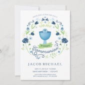 Invitation de la première communion sainte Carte I (Devant)