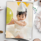 Invitation de la première fête d'anniversaire de l