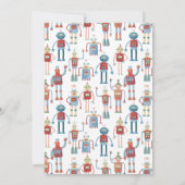 Invitation de la première fête d'anniversaire pour (Dos)