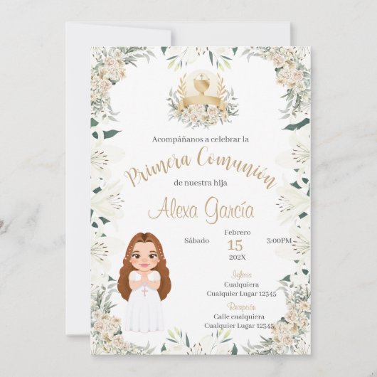 Invitation de la première sainte communauté (Devant)