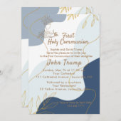 Invitation de la première sainte communion (Devant / Derrière)