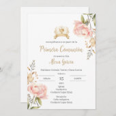 Invitation de la première sainte communion (Devant / Derrière)