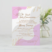 Invitation de la première sainte communion (Debout devant)