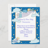 Invitation de la première sainte communion (Devant / Derrière)