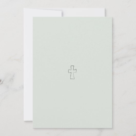 Invitation de la première sainte communion (Dos)