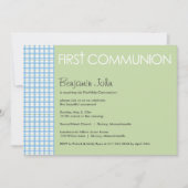 Invitation de la première sainte communion (Devant)