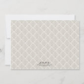 Invitation de la première sainte communion (Dos)