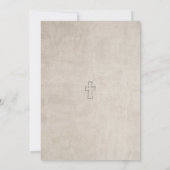 Invitation de la première sainte communion (Dos)