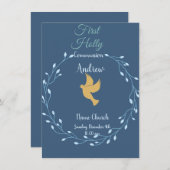 Invitation de la première sainte communion (Devant / Derrière)