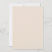 Invitation de la première sainte communion (Dos)