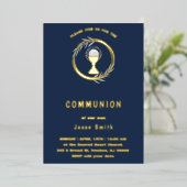 Invitation de la première sainte communion (Debout devant)
