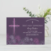 Invitation de la première sainte communion - Fille (Debout devant)