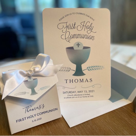 Invitation de la première sainte communion petit I