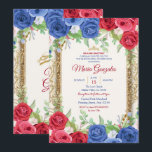 Invitation de la Princess Navy et de la Quinceaner<br><div class="desc">Invitation de la Princess Navy et de la Quinceanera de BourgogneMis Quince Anos,  15e anniversaire, </div>