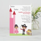 Invitation de la princesse afro-américaine et du p (Debout devant)