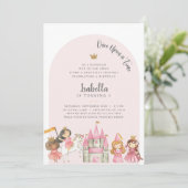 Invitation de la princesse Anniversaire avec Arch (Debout devant)