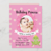 Invitation de la Princesse Rose  (Devant / Derrière)