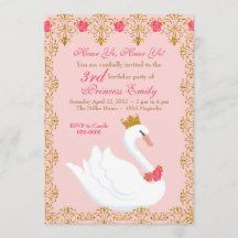 Invitation de la princesse Swan