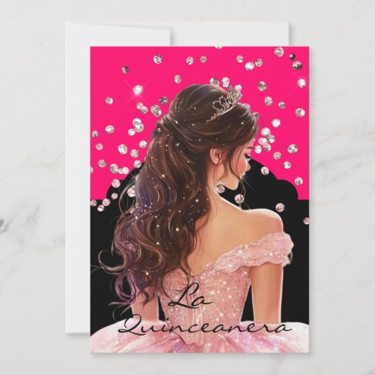 Invitation de La Quinceanera (Devant)