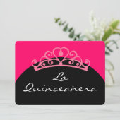 Invitation de La Quinceanera (Debout devant)