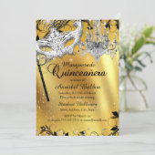 Invitation de la Quinceanera or Masquerade de lust (Debout devant)