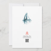 Invitation de la répétition de bateau à voile Wate (Dos)