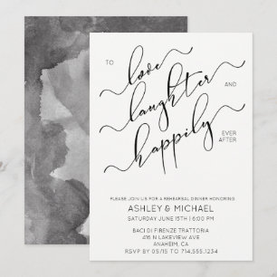 Invitation de la répétition de calligraphie noir b