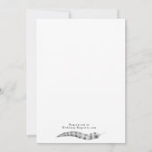 Invitation de la répétition de la plume d'aquarell (Dos)