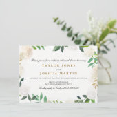 Invitation de la répétition de l'aquarelle en or (Debout devant)