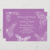 Invitation de la répétition de l'orchidée radieuse (Devant / Derrière)