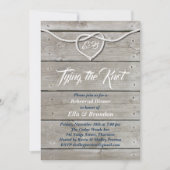 Invitation de la répétition de monogramme nautique (Devant)